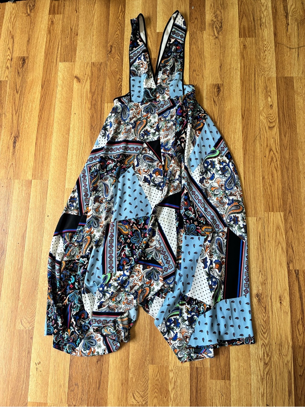 Topshop Pinafore Midi Dress Size 2 Boho Fairy - Picture 3 of 9